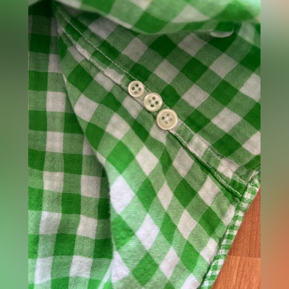 Ralph Lauren Men’s Green Lined Cotton Casual Button Down Shirt Size XL - Picture 5 of 12